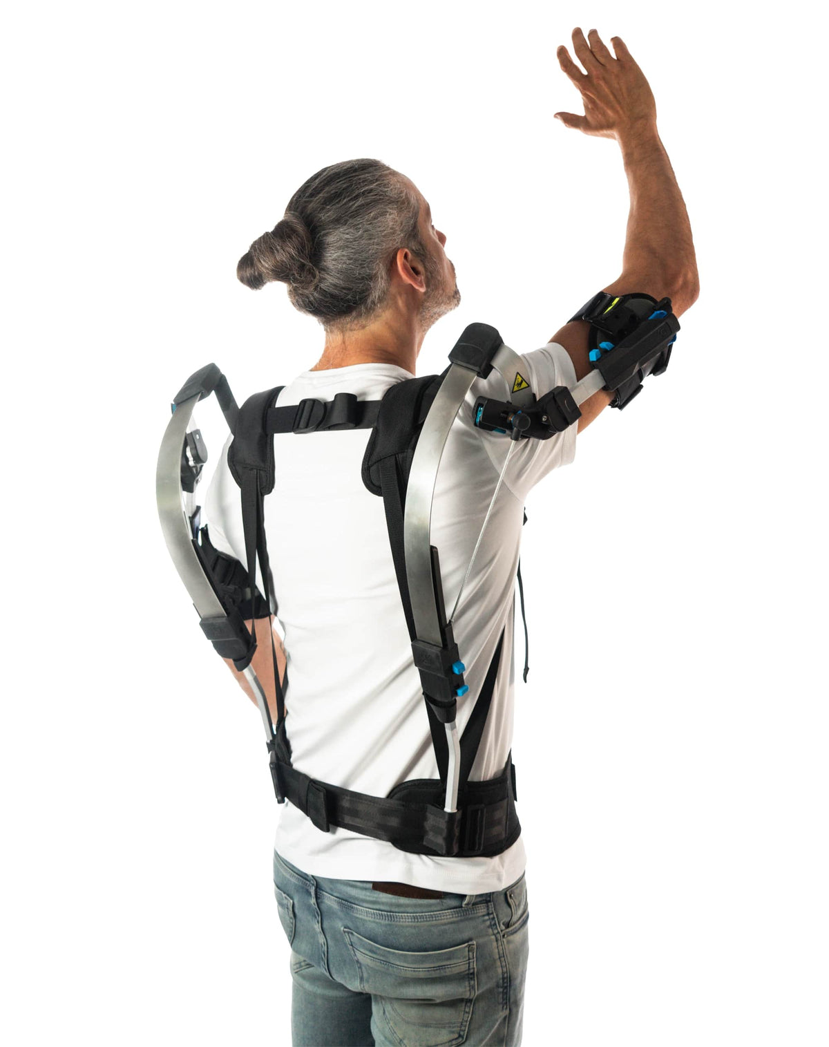 Skelex 360 supporting a raised arm